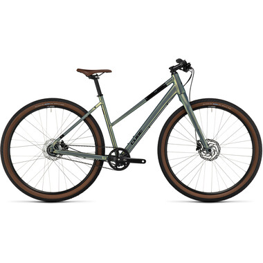 CUBE HYDE PRO TRAPEZ City Bike Green 2023 0